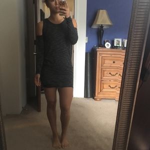 Never worn Express Shoulder Cut out Mini dress